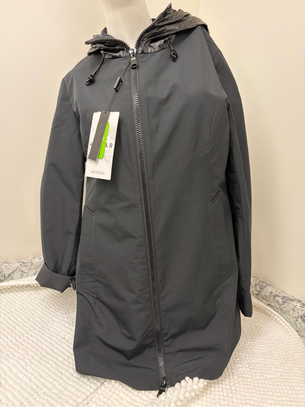 Pajar Women's Charcoal Hooded Ski & Snow Jacket